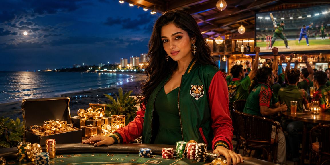কক্সবাজার সৈকতে ক্রিকেট বেটিং উপভোগ করছেন একজন ব্যবহারকারী